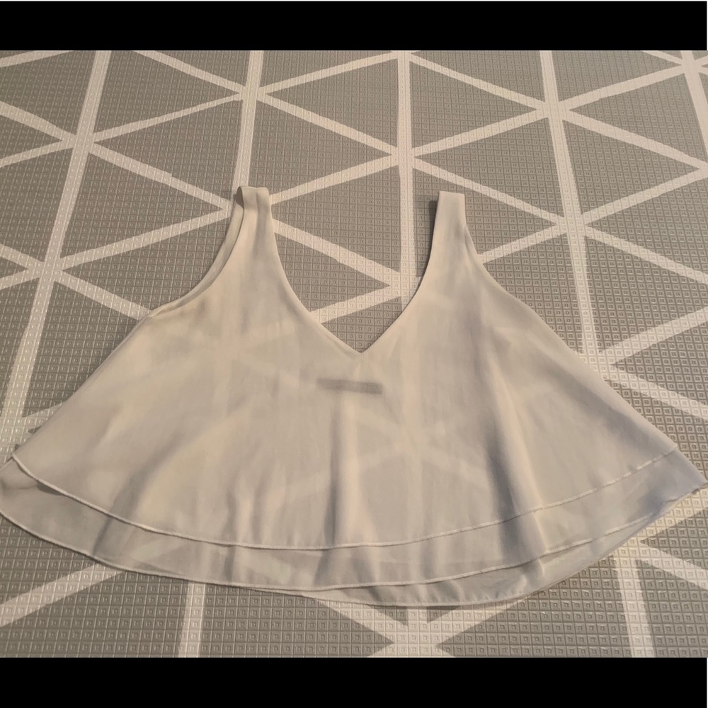 White crop top